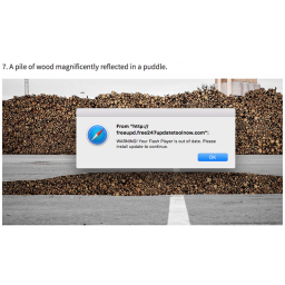 Ažuriranje za Flash Player krije scareware za OS X